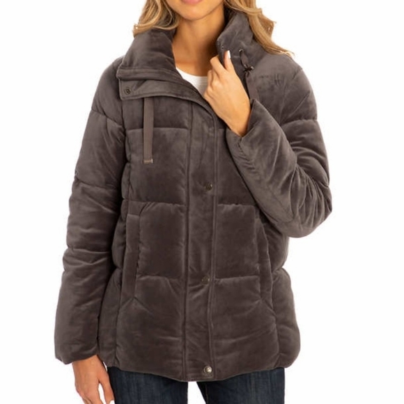 Isaac Mizrahi Jackets & Blazers - Isaac Mizrahi Ladies' Velvet Puffer Jacket
